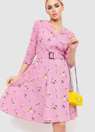 Платье софт, цвет лиловый, размер L, 230R032-2