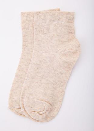 Детские однотонные носки, бежевого цвета, размер 5-6 лет, 167R603