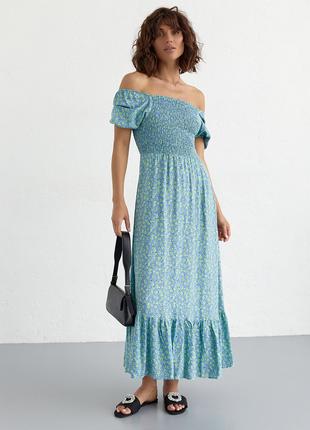 Женское длинное платье с эластичным поясом Fame istanbul - джи...