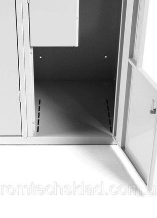 Шкаф гардеробный металлический с Г-образной дверцей 1800*400*5...