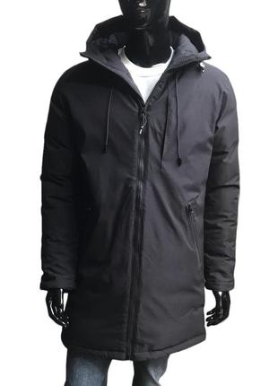 Куртка зимняя мужская/remain (7912)черная/средней длинны/ люкс...