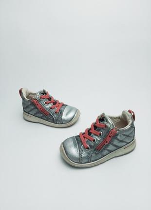 Демисезонные ботинки для девочкиecco (эко) 21р + подарок