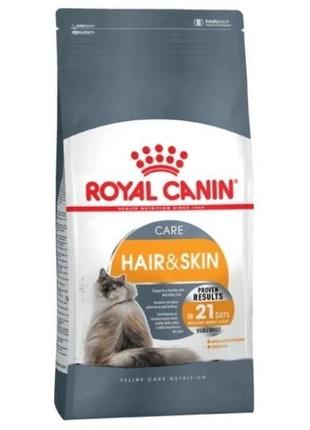 Cухой корм Royal Canin Hair and Skin Care – для взрослых кошек...