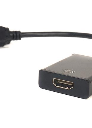 Кабель-перехідник PowerPlant HDMI female - USB 3.0 M