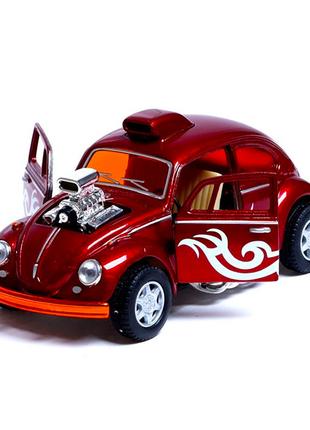 Машинка металлическая инерционная Volkswagen Beetle Custom Dra...
