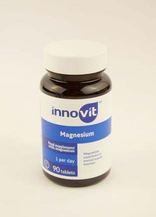 Харчова добавка з магнієм Innovit Magnesium 90 шт Нідерланди