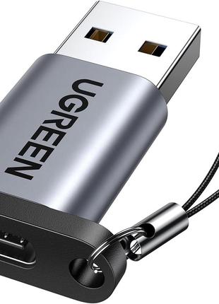 Адаптер Ugreen USB 3.0 to Type-C Space Gray (US276)