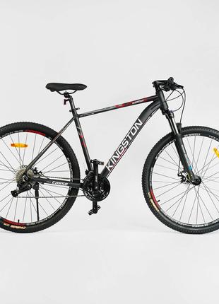 Спортивный алюминиевый велосипед Corso Kingston 29" рама 21" о...