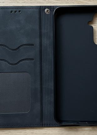 Чехол - книжка (флип чехол) для Samsung Galaxy A54 чёрный, мат...