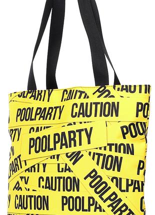 Женская сумка тканевая Poolparty желтый