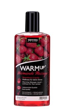 Масажна олійка WARMup Strawberry, 150 мл 18+