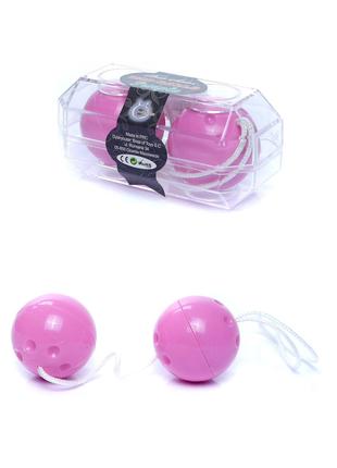 Вагінальні кульки Duo-Balls Purple 18+