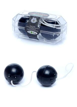 Вагінальні кульки Duo-Balls Black 18+