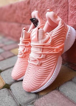 Женские кроссовки adidas alphabounce instinct пудрові