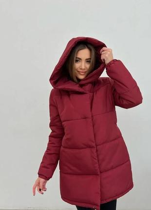 Зимова жіноча куртка зефірка