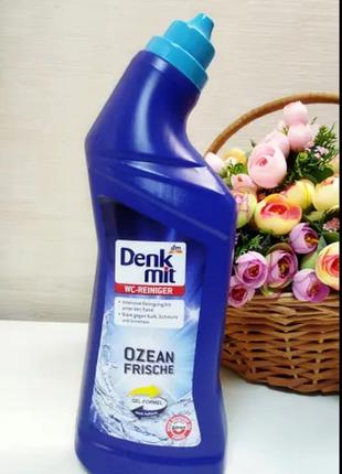 Засіб для чищення унітазу Denkmit Ocean frische 1 л (Німеччина)