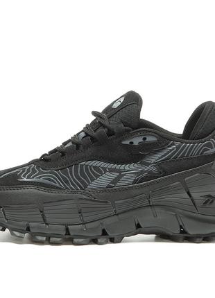 Мужские кроссовки Reebok Zig Kinetica 2.5 Edge Black, черные к...