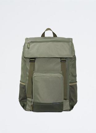 Новый рюкзак calvin klein (ck utility backpack olive) с америки
