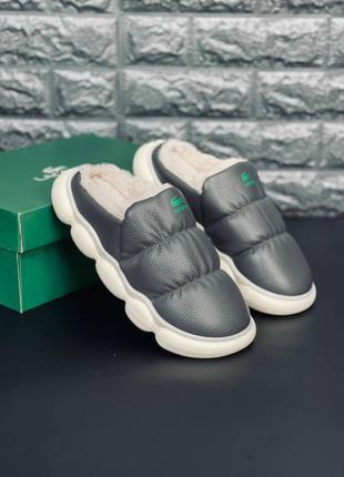 Мужские уличные тапочки водонепроницаемые lacoste 36-45