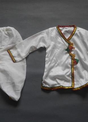 Индийская восточная одежда для мальчиков 1 год. туника. сари.