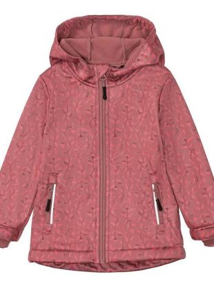 Новая куртка софтшелл для девочки 110/116 см lupilu