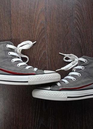 Ботинки кеды хайтопы converse 31 размер 20 см стелька