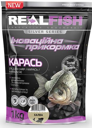 Прикормка RealFish карась халва 1 кг