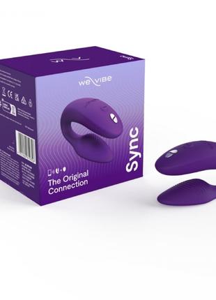 Инновационный смарт вибратор We Vibe Sync 2 Purple для пары, ф...