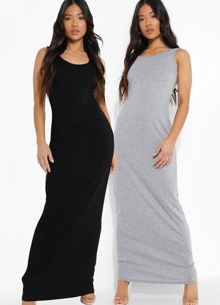 Нежное платье пурпурового цвета maxi boohoo scoop front, made ...