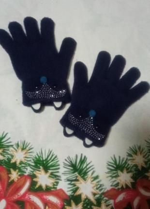 Перчатки для девочки 5-8