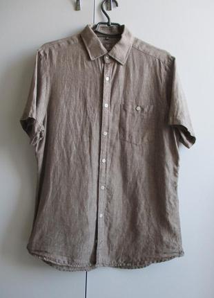 Manor (m 39/40) мужская рубашка из льна
