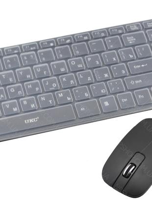 Беспроводная клавиатура с мышкой UKC K06 Black (2230)