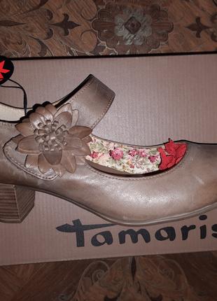 Туфли женские кожаные Tamaris