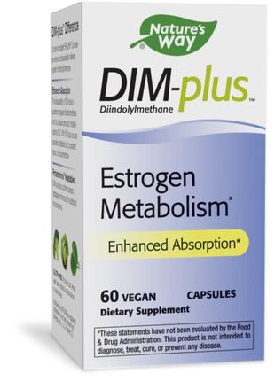 Метаболизм эстрогенов, DIM-plus, Estrogen Metabolism, Nature's...