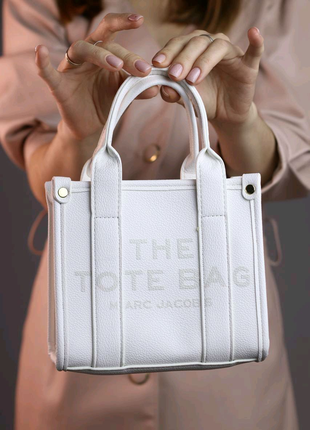 Marc Jacobs tote bag mini white/Женская сумка/Женская сумочка