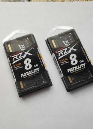 Оперативна память RZX Fatality SODIMM DDR3L 8GB 1600 MHz