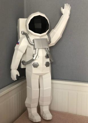 PaperKhan Набор для создания 3D фигур космонавт Паперкрафт Pap...