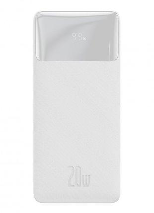 Внешний аккумулятор Baseus Bipow 30000mah 20w (ppdml-N02) Белый