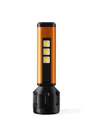 Аккумуляторный ручной фонарь Coba F-217 (Оранжевый)