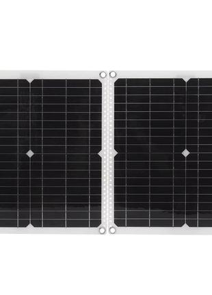 Гибкая солнечная панель 50 Вт (монокристаллическая) с контролл...