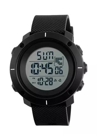 Мужские спортивные наручные часы Skmei 1212 (Черные)