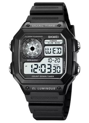 Мужские наручные спортивные часы Skmei 1998 (Черные)
