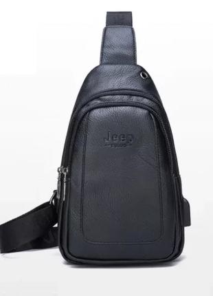 Кожаный рюкзак через плечо Fashion style 2019 (fs7932)