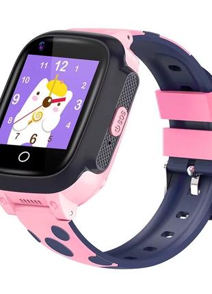Детские умные наручные часы Smart Baby Watch Y95H 4G с GPS Роз...