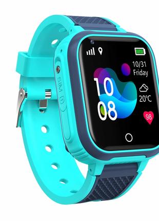 Детские наручные умные часы Smart Baby Watch LT21 с GPS Синий