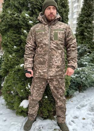 Зимний теплый и водонепроницаемый костюм Omni-Heat (куртка + ш...