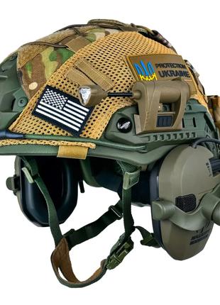 Защитный комплект Шлем FAST NIJ IIIA + наушники Walkers Razor ...