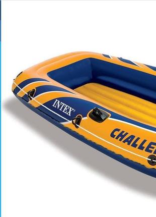 Човен 68367 "Challenger" (2шт) (до 200кг), вініл, з веслами і ...