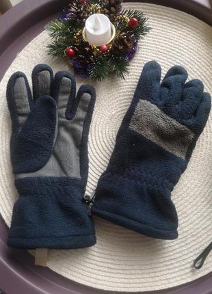 Флисовые варежки 🧤 где-то на 7-10 лет перчатки перчатки
