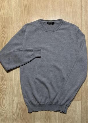 Calvin klein collection свитер джемпер из натуральной шерсти